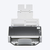 Ricoh fi-7460 front view with paper chute and stacker extended