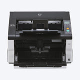 Ricoh fi-7800 with paper chute and stacker open