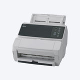 Ricoh fi-8150 scanner fitted with the optional post imprinter