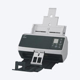 Ricoh fi-8170 with paper chute and stacker fully open