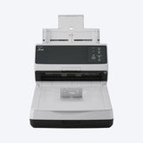Ricoh fi-8250 A4 duplex scanner with flatbed, front view