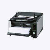 Ricoh fi-8950 scanning A4 documents, 4.3-inch touchscreen