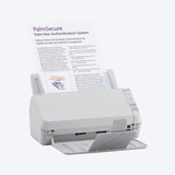 Ricoh SP-1120N with A4 documents loaded in the 50-sheet ADF