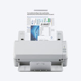 Ricoh SP-1120N scanning a mixed batch of documents