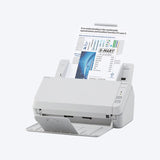 Ricoh SP-1125N scanning a mixed batch of documents