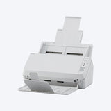 Ricoh SP-1125N with paper chute and stacker open, side view