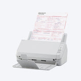 Ricoh SP-1130N with documents loaded in the 50-sheet ADF