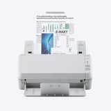 Ricoh SP-1130N scanning a mixed batch of documents