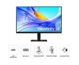 Samsung 27-inch ViewFinity S8 S80UD UHD Monitor (LS27D804UAEXXS) - SourceIT