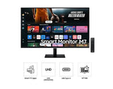 Samsung 32-inch Smart Monitor M7 M70D UHD Black (LS32DM700UEXXS) - SourceIT