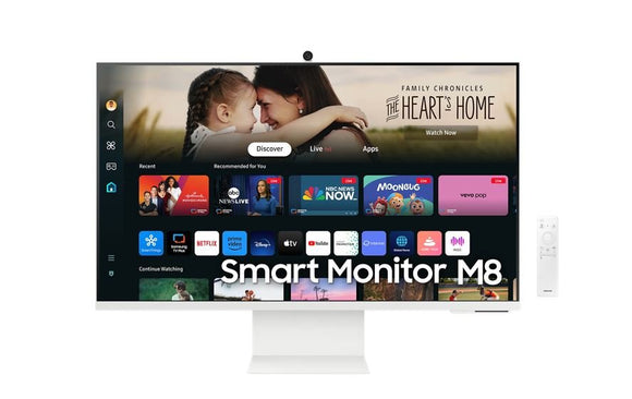 Samsung 32-inch Smart Monitor M8 M80D UHD White (LS32DM801UEXXS) - SourceIT