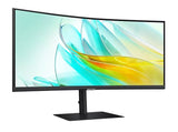 Samsung 34-inch ViewFinity S6 S65UC Height Adjustable Curved Monitor (LS34C650UAEXXS) - SourceIT