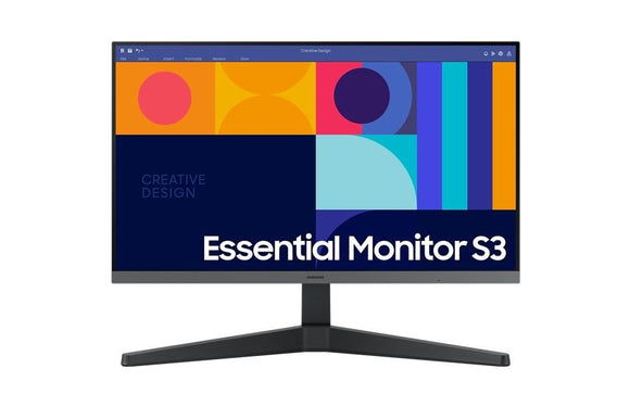 Samsung Essential 24-inch 3 Sided Bezel-Less Monitor S3(S33GC) (LS24C330GAEXXS) - SourceIT