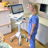 Ergotron StyleView® Cart with LCD Arm Full-Featured Medical Cart (SV41-6200-0) - view 2