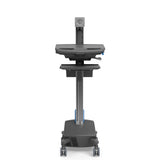 Ergotron StyleView® Cart with LCD Pivot, LiFe Powered, UK Dark Grey (SV42-8302-3) - view 3