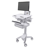 Ergotron StyleView® Cart with LCD Pivot, 2 Drawers (2x1) (SV43-13A0-0)
