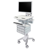 Ergotron StyleView® Cart with HD Pivot, 7 Drawers (1+3x2) (SV43-2570-0)