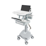 Ergotron StyleView® Laptop Cart, LiFe Powered, 1 Drawer (1x1), UK (SV44-1112-3)
