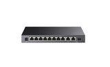 TP-LINK 10PORT Gigabit Desktop SW W/ 6-Port POE+ and 2Port 2.5 poe++ /1x SFP (TL-SG1210PP) - SourceIT