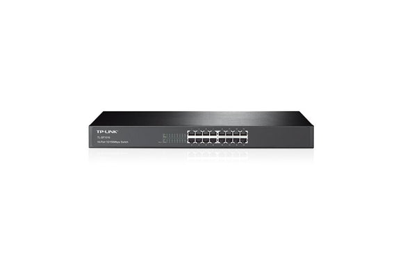 TP - Link 16 - Port 10/100 Mbps Switch (TL - SF1016) - SourceIT