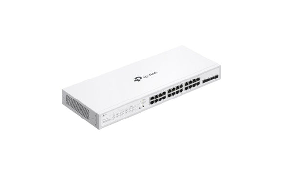 TP - Link 28 - Port Gigabit Cloud Managed Switch with 24 - Port PoE+ (Festa FS328GP) - SourceIT