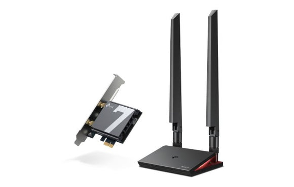 TP - Link Archer BE9300 Tri - Band Wi - Fi 7 Bluetooth PCI Express Adapter (TBE550E) - SourceIT