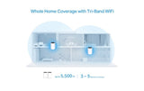 TP - Link Deco X68 AX3600 Whole Home Mesh Wi - Fi 6 System Tri - Band (1 - pack) - SourceIT