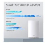 TP-LINK Deco X80 AX6000 Dual-Band Mesh WiFi 6 System (3-Pack) - SourceIT