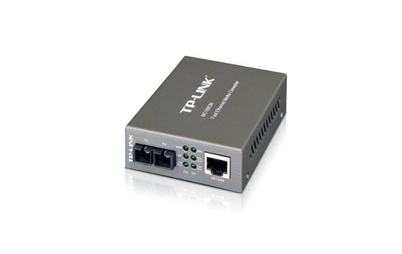 TP - Link Omada 10/100 Mbps RJ45 to 100 Mbps Multi - mode SC Fiber Converter (MC100CM) - SourceIT