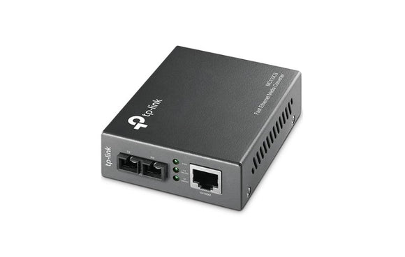 TP - Link Omada 10/100 Mbps RJ45 to 100 Mbps Single - mode SC Fiber Converter (MC110CS) - SourceIT