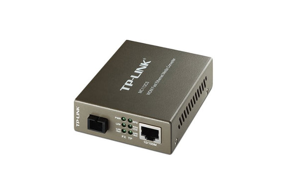 TP - Link Omada 10/100 Mbps RJ45 to 100 Mbps Single - mode SC WDM Bi - Directional Fiber Converter (MC112CS) - SourceIT