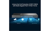 TP - Link Omada 16 - Port 2.5G and 2 - Port 10GE SFP+ L2+ Managed Switch with 8 - Port PoE+ (SG3218XP - M2) - SourceIT