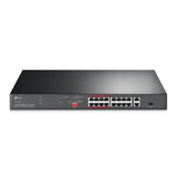 TP - Link Omada 16FE+2GE Rackmount PoE+ Switch (TL - SL1218P)