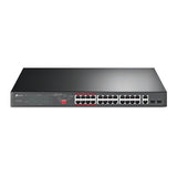 TP - Link Omada 24FE+2GE Rackmount PoE+ Switch (TL - SL1226P)