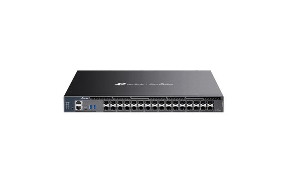 TP - Link Omada 26 - Port 10G Stackable L3 Managed Aggregation Switch with 6 25G Slots (SX6632YF) - SourceIT