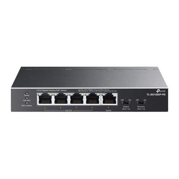 TP - Link Omada 5 - Port Gigabit PoE++/PoE+ Switch (TL - SG1005P - PD)