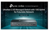 TP - Link Omada 8 - Port 2.5GBASE - T L2+ Managed Switch with 2 10GE SFP+ Slots (SG3210X - M2) - SourceIT