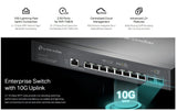 TP - Link Omada 8 - Port 2.5GBASE - T L2+ Managed Switch with 2 10GE SFP+ Slots (SG3210X - M2) - SourceIT