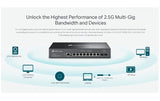 TP - Link Omada 8 - Port 2.5GBASE - T L2+ Managed Switch with 2 10GE SFP+ Slots (SG3210X - M2) - SourceIT