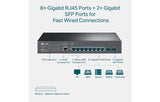 TP - Link Omada 8 - Port Gigabit L2+ Managed Switch with 2 SFP Slots (SG3210) - SourceIT