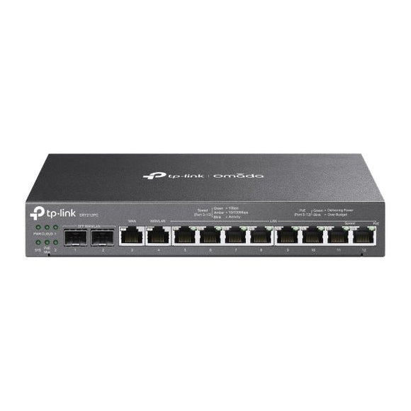 TP - Link Omada Gigabit VPN Router w/ PoE+ & Controller (ER7212PC)