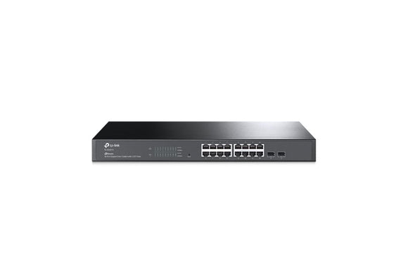 TP - Link Omada Jetstream 16 - Port Gigabit Smart Switch with 2 Gigabit SFP Slots (TL - SG2218) - SourceIT