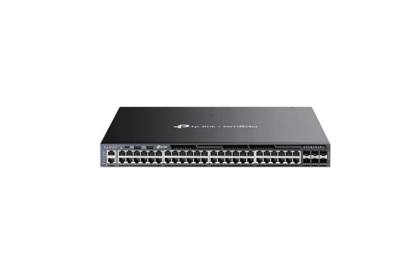 TP-LINK SG6654XHP Omada 48-Port Gigabit Stackable L3 Managed PoE+ Switch with 6 10G Slots - SourceIT