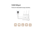 TP - Link SOHO AV1000 Gigabit Passthrough Powerline Starter Kit (PA7017P KIT) - SourceIT