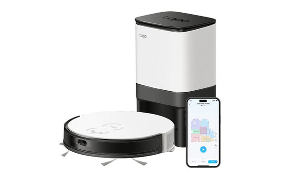 TP - Link Tapo MagSlim™ LiDAR Navigation Robot Vacuum & Mop+ Smart Auto - Empty Dock (RV20 Mop) - SourceIT