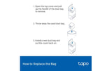 TP - Link Tapo Robot Vacuum Disposable Dust Bag (RVA200) - SourceIT