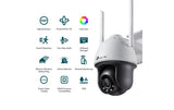 TP - Link VIGI 4mm 4MP Full - Color Wi - Fi Pan/Tilt Network Camera (C540 - W) - SourceIT