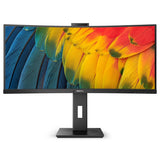 Philips 34B1U5600CH 34" WQHD 120Hz Curved USB-C Docking Monitor with 5MP Webcam & KVM