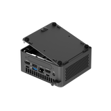 ASUS NUC 15 Pro Tall RNUC15CRHU5073C3 tool-less hinged chassis opened for memory and SSD access