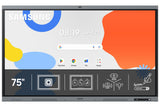 Samsung WA75FX-P 75" 4K Android Interactive Display with Built-in Camera